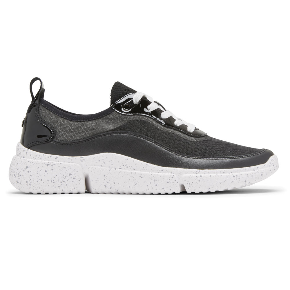 Rockport Singapore Womens Sneakers - R-Evolution Mesh Black - BI5804179